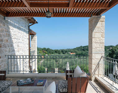 Vederi Estate Villa Melpomeni view from the balcony