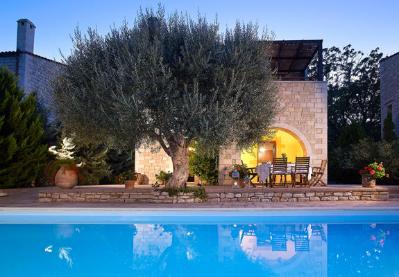 Vederi Estate Villa Kalypso view of the villa from the pool