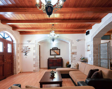 Vederi Estate Villa Melpomeni living room